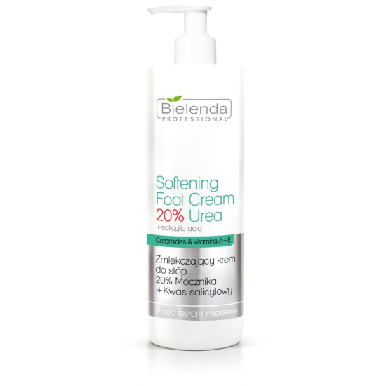 BIELENDA PROFESSIONAL PODO EXPERT ZMIĘKCZAJĄCY KREM DO STÓP 20% MOCZNIKA + KWAS SALICYLOWY 500ml